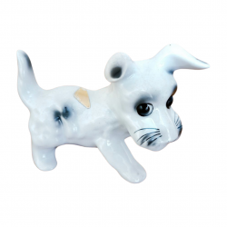 Bibelou portelan vechi Romania CATEL DALMATIAN