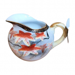 Serviciu cafea / ceai 19 piese (4 cești, 12 farfurii, ceainic, zaharniță și latieră) porțelan Japonia 399