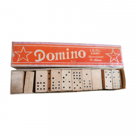 DOMINO mare romanesc foarte vechi din lemn, anii 60 220