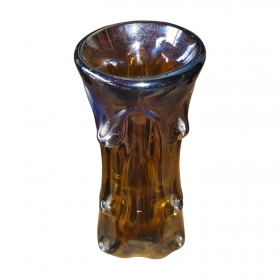 Vaza Deosebita de 40cm din sticla colorata Romania ani 80 129
