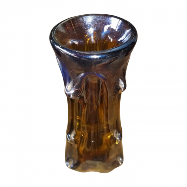 Vaza Deosebita de 40cm din sticla colorata Romania ani 80 129